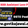 Railway RRB Assistant Loco Pilot ALP CEN 01/2025 Recruitment 2025 Apply Online for 9970 Post