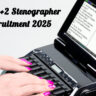 SSC 10+2 Stenographer Recruitment 2025