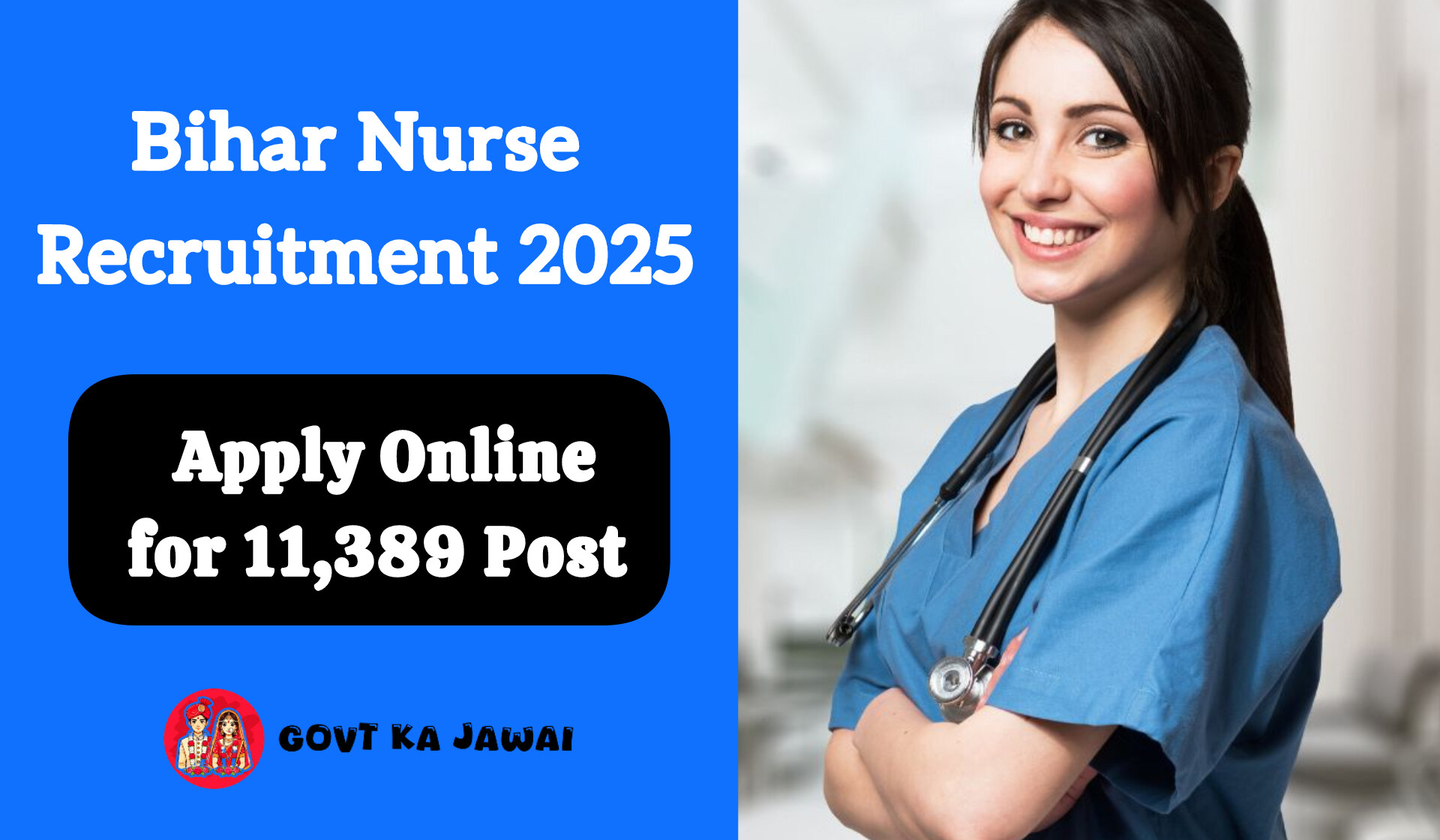 BTSC Staff Nurse Recruitment 2025 Bihar: Apply Online for 11,389 Post