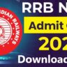 RRB NTPC Admit Card Download, CBT 1 Hall Ticket, City Intimation @rrbcdg.gov.in